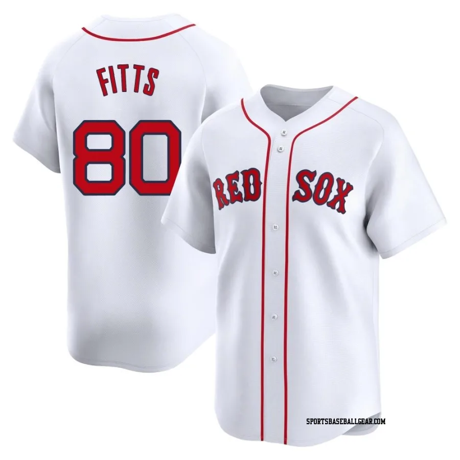 Richard Fitts Youth Boston Red Sox White Limited Home Jersey