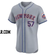 Richard Lovelady Men's New York Mets Gray Elite Road Jersey
