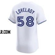 Richard Lovelady Men's Toronto Blue Jays White Elite Home Jersey