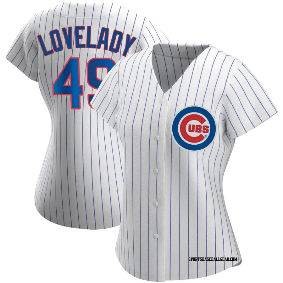 Richard Lovelady Women's Chicago Cubs White Authentic Home Jersey