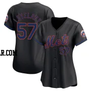 Richard Lovelady Women's New York Mets Black Limited Alternate Jersey