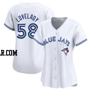 Richard Lovelady Women's Toronto Blue Jays White Limited Home Jersey