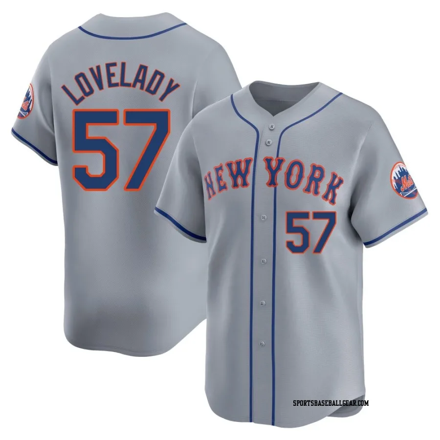 Richard Lovelady Youth New York Mets Gray Limited Away Jersey