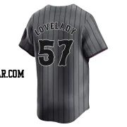 Richard Lovelady Youth New York Mets Limited Graphite 2024 City Connect Jersey