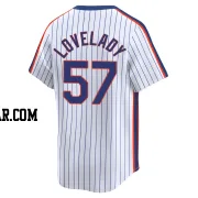 Richard Lovelady Youth New York Mets White Limited Cooperstown Collection Jersey