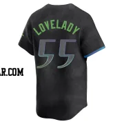 Richard Lovelady Youth Tampa Bay Rays Charcoal Limited 2024 City Connect Jersey