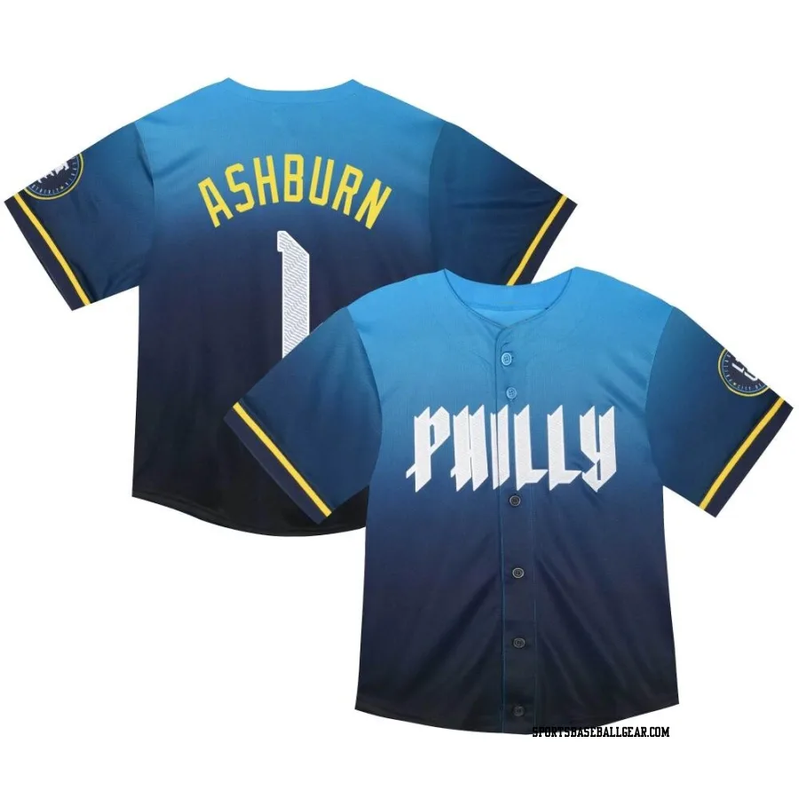 Richie Ashburn Toddler Philadelphia Phillies Blue Limited 2024 City Connect Jersey
