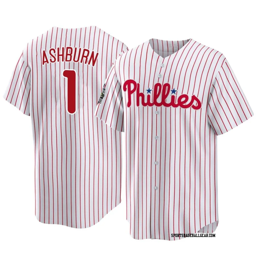 Richie Ashburn Youth Philadelphia Phillies White Replica 2022 World Series Home Jersey