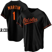 Richie Martin Men's Baltimore Orioles Black Replica Alternate Jersey