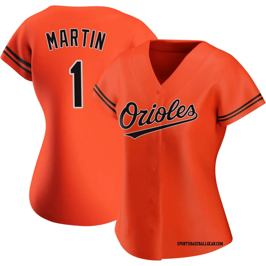 Richie Martin Women's Baltimore Orioles Orange Replica Alternate Jersey