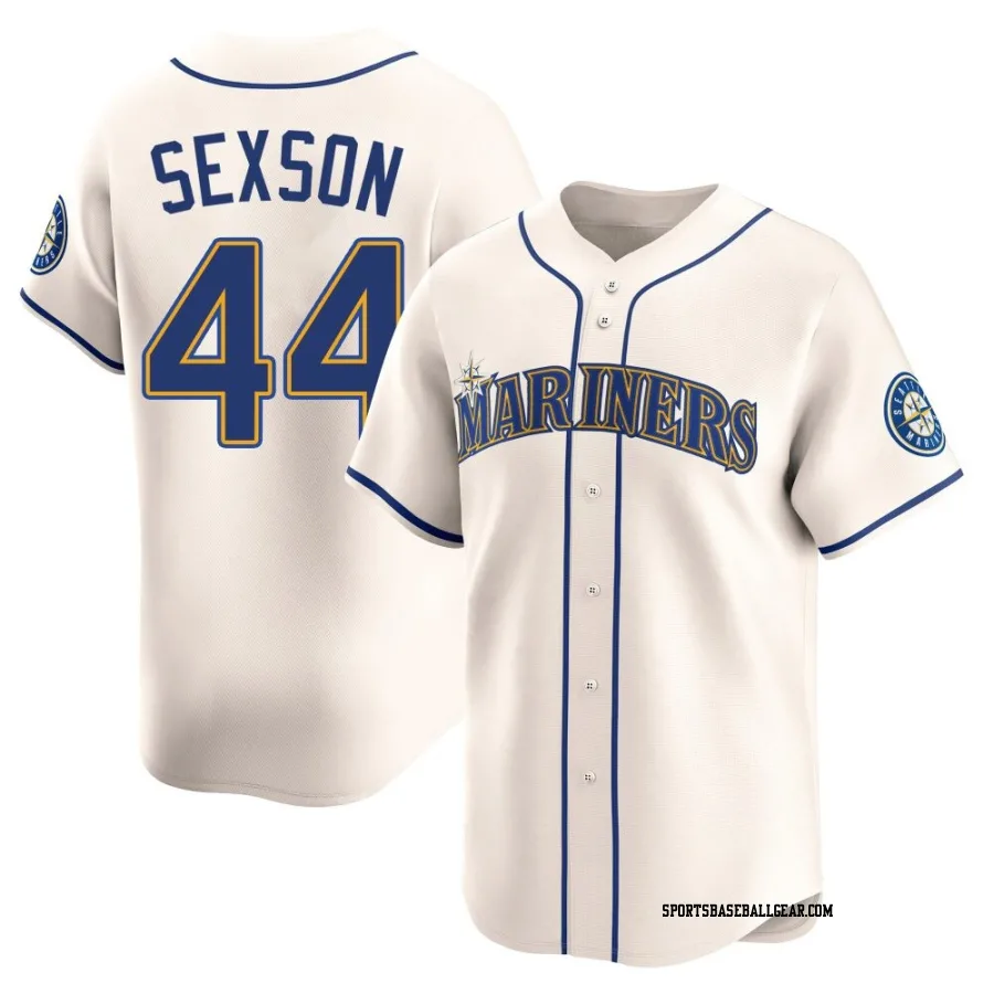 Richie Sexson Men's Seattle Mariners Cream Limited Alternate Jersey