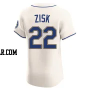 Richie Zisk Men's Seattle Mariners Cream Elite Alternate Jersey