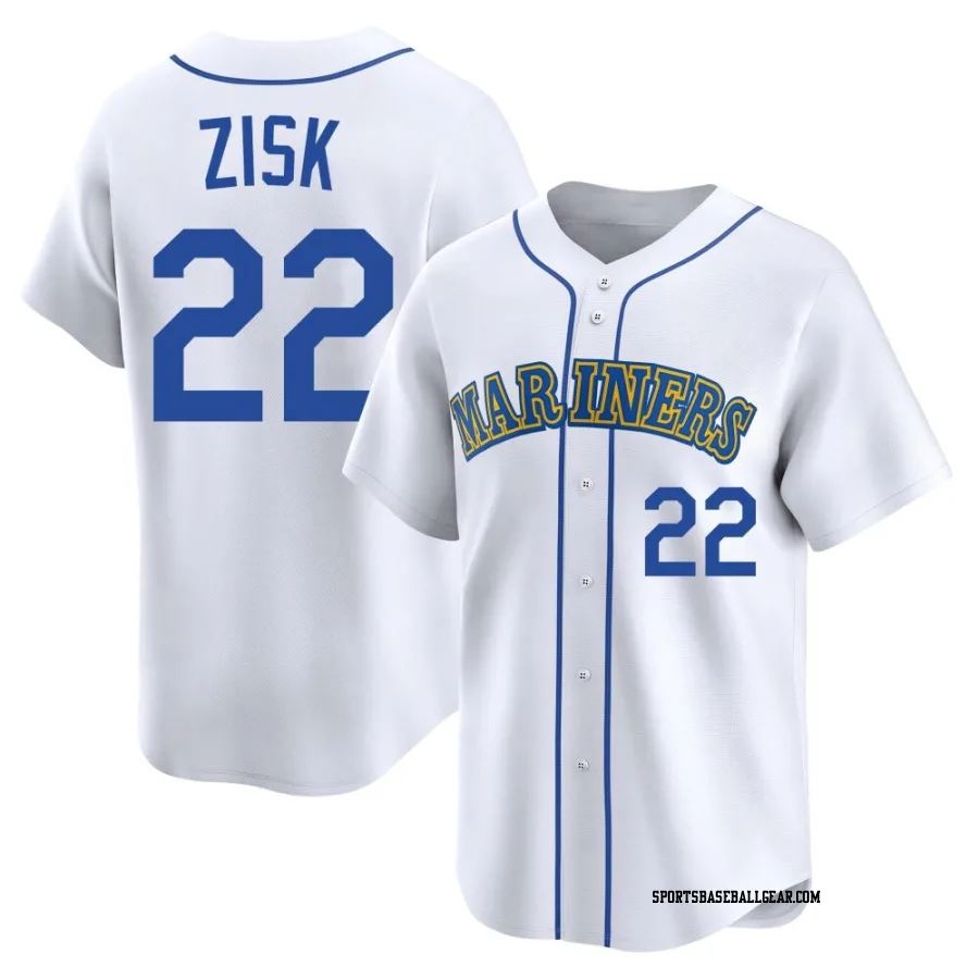 Richie Zisk Youth Seattle Mariners White Limited Throwback Cooperstown Collection Jersey