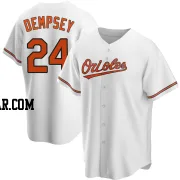 Rick Dempsey Men's Baltimore Orioles White Replica Home Jersey