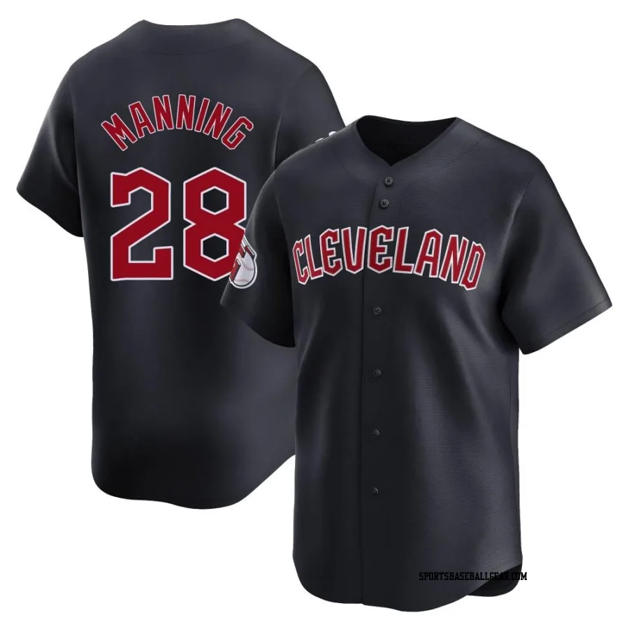 Rick Manning Men's Cleveland Guardians Navy Limited Alternate Jersey