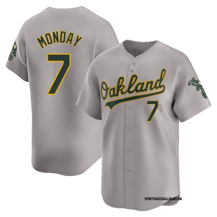 Rick Monday Men's Oakland Athletics Gray Limited Away Jersey