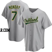 Rick Monday Men's Oakland Athletics Gray Replica Road Jersey