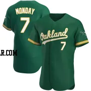 Rick Monday Men's Oakland Athletics Green Authentic Kelly Alternate Jersey
