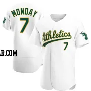 Rick Monday Men's Oakland Athletics White Authentic Home Jersey