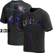 Rick Reuschel Youth Chicago Cubs Black Holographic Replica Alternate Jersey