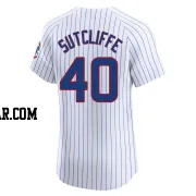 Rick Sutcliffe Men's Chicago Cubs White Elite Home Jersey