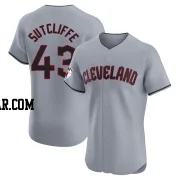 Rick Sutcliffe Men's Cleveland Guardians Gray Elite Road Jersey