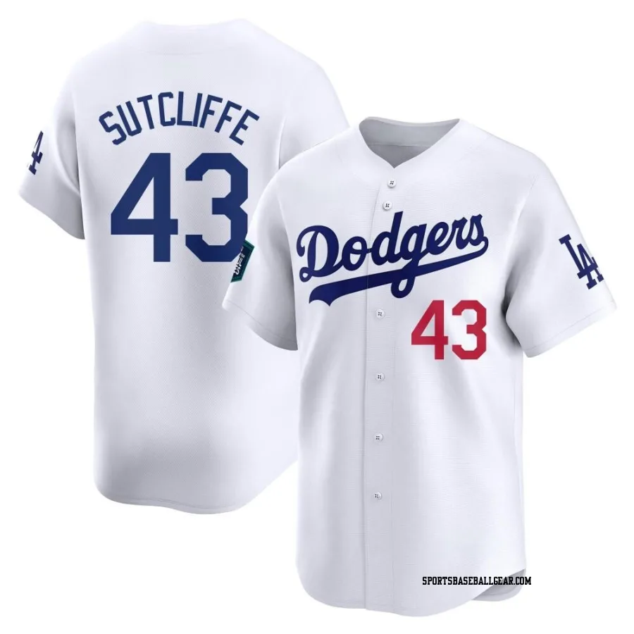 Rick Sutcliffe Youth Los Angeles Dodgers White Limited 2024 World Tour Seoul Series Home Jersey