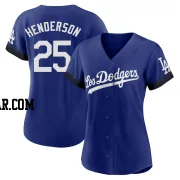 Rickey Henderson Women's Los Angeles Dodgers Royal Replica 2021 City Connect Jersey