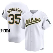 Rickey Henderson Youth Oakland Athletics White Limited Home Jersey