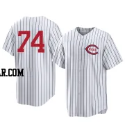 Ricky Karcher Youth Cincinnati Reds White Replica 2022 Field Of Dreams Jersey