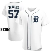 Ricky Vanasco Men's Detroit Tigers White Authentic Home Jersey