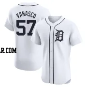Ricky Vanasco Men's Detroit Tigers White Elite Home Jersey