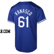 Ricky Vanasco Men's Los Angeles Dodgers Royal Limited Alternate Jersey