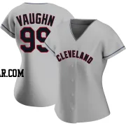Ricky Vaughn Women's Cleveland Guardians Gray Authentic Road Jersey