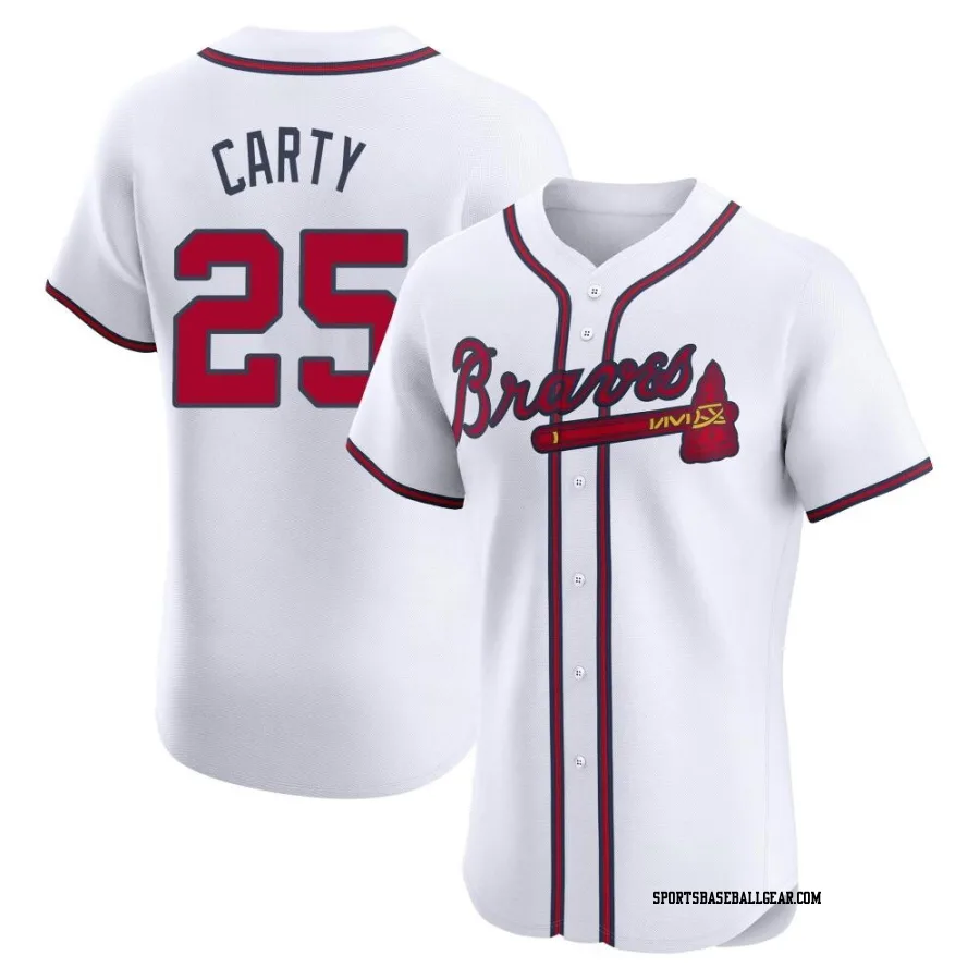Rico Carty Men's Atlanta Braves White Elite Home Jersey