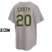 Rico Carty Men's Oakland Athletics Gray Replica Away 2.0 Jersey
