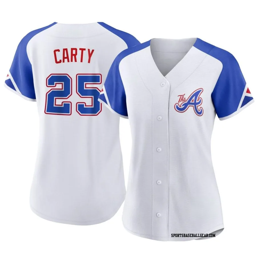 Rico Carty Women's Atlanta Braves White Authentic 2023 City Connect Jersey