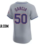 Rico Garcia Men's New York Mets Gray Elite Road Jersey