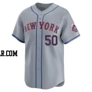 Rico Garcia Men's New York Mets Gray Limited Away Jersey