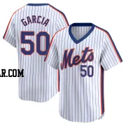 Rico Garcia Youth New York Mets White Limited Cooperstown Collection Jersey
