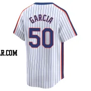 Rico Garcia Youth New York Mets White Limited Cooperstown Collection Jersey