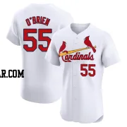 Riley O'Brien Men's St. Louis Cardinals White Elite Home Jersey