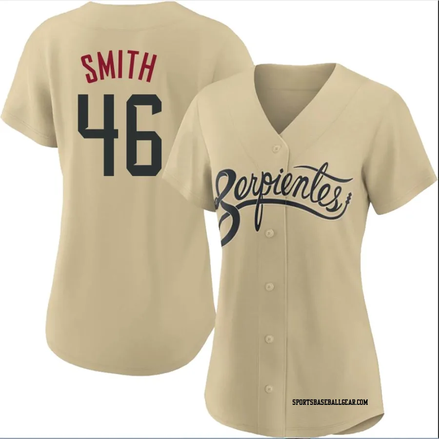 Riley Smith Women's Arizona Diamondbacks Gold Authentic 2021 City Connect Cool Base Jersey