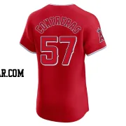 Roansy Contreras Men's Los Angeles Angels Red Elite Alternate Jersey