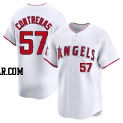 Roansy Contreras Men's Los Angeles Angels White Limited Home Jersey