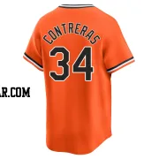 Roansy Contreras Youth Baltimore Orioles Orange Limited Cooperstown Collection Jersey