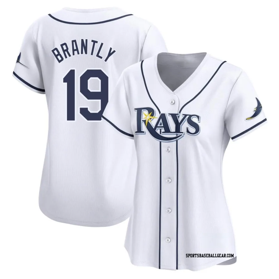 Rob Brantly Women's Tampa Bay Rays White Limited Home Jersey