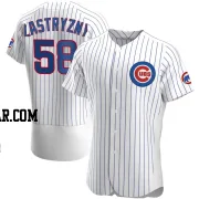 Rob Zastryzny Men's Chicago Cubs White Authentic Home Jersey