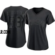 Rob Zastryzny Women's Chicago Cubs Black Replica Pitch Fashion Jersey