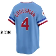 Robbie Grossman Youth Texas Rangers Light Blue Limited Cooperstown Collection Jersey